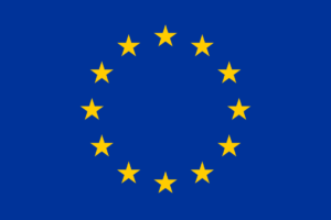 Flagge der Europäischen Union ein Symbol für die EU