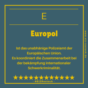 Das Europa ABC mit dem Buchstaben E