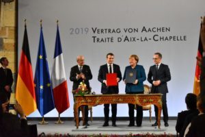 Der Vertrag von Aachen bekräftigt die Freundschaft