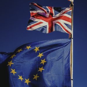 Die Flagge der europäischen Union und Großbritanniens, Beitrittskandidaten