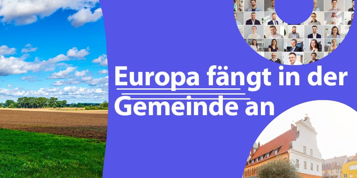 Europa fängt in der Gemeinde an Gemeinde in Europa