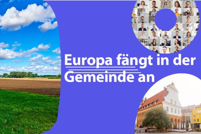 Europa fängt in der Gemeinde an Gemeinde in Europa