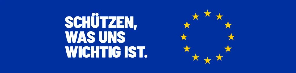 Demokratie Kampagne "schützen, was uns wichtig ist."